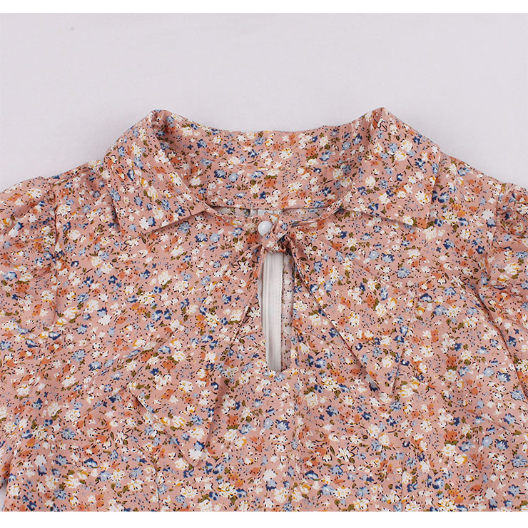 Retro Floral Print Dresses for Women 1960, Vintage 1950