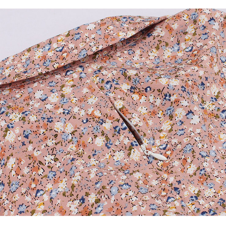 Retro Floral Print Dresses for Women 1960, Vintage 1950