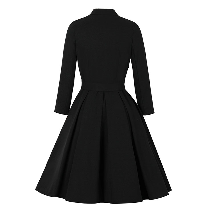Retro Dresses for Women 1960, Vintage Cocktail Party Dress, Fashion Casual Office Lady Dress, Retro Party Dresses for Women 1960, Vintage Dresses 1950