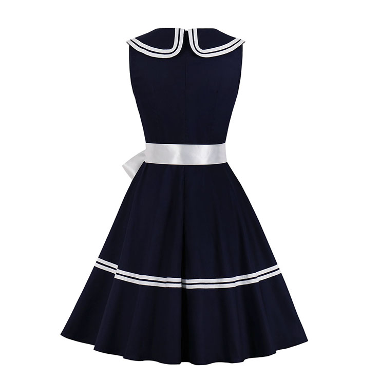 Fashion Casual OL Dress, Cute Summer Swing Dress, Retro Dresses for Women 1960, Vintage Dresses 1950