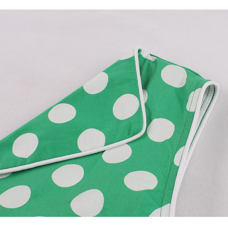Retro Polka Dots Midi Dress, Fashion A-line Swing Dress, Retro Dresses for Women 1960, Vintage Dresses 1950
