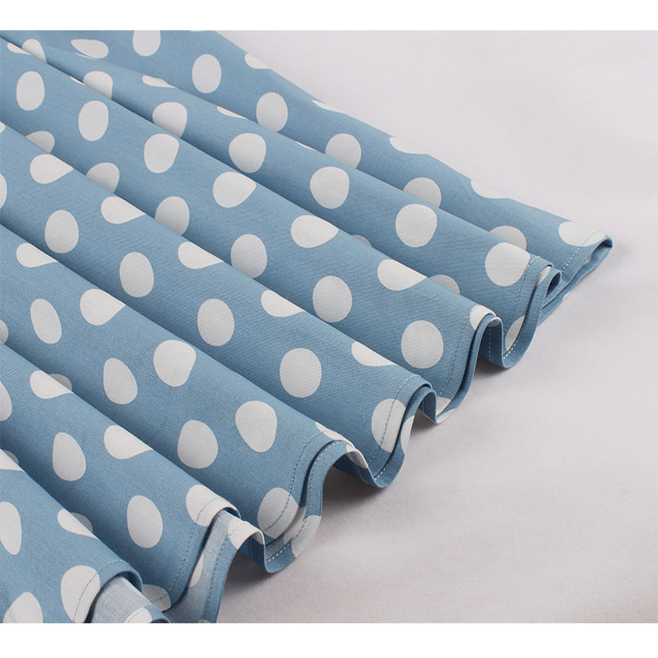 Retro Polka Dots Midi Dress, Fashion A-line Swing Dress, Retro Dresses for Women 1960, Vintage Dresses 1950