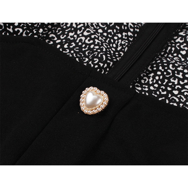 Retro Dresses for Women 1960, Vintage Cocktail Party Dress, Fashion Casual Office Lady Dress, Retro Party Dresses for Women 1960, Vintage Dresses 1950