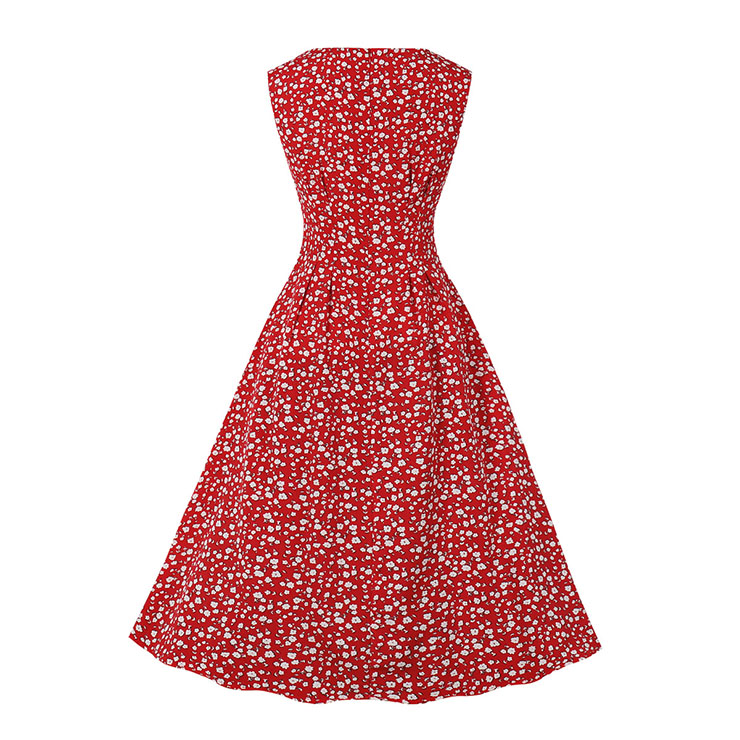 Cute Summer Swing Dress, Retro Dresses for Women 1960, Vintage Dresses 1950