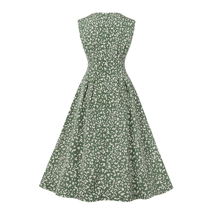 Cute Summer Swing Dress, Retro Dresses for Women 1960, Vintage Dresses 1950