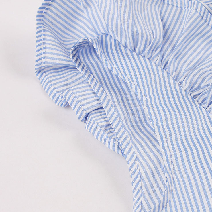 Vintage Dresses for Women, Cocktail Party Dress, Vintage Stripe Print Swing Dresses, A-line Cocktail Party Swing Dresses, Fahion Stripe Print Vintage Dress, High Neck Vintage Day Dress, #N17688