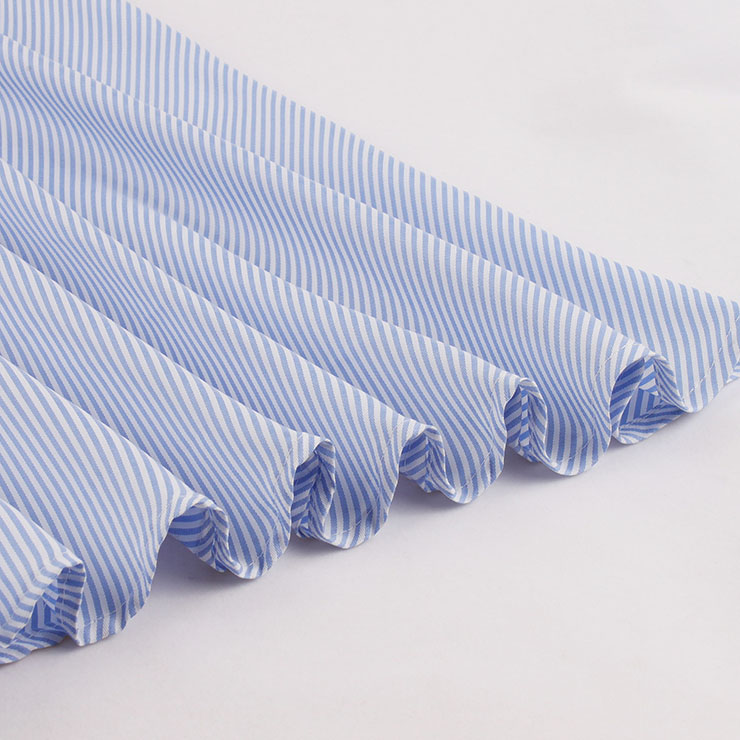 Vintage Dresses for Women, Cocktail Party Dress, Vintage Stripe Print Swing Dresses, A-line Cocktail Party Swing Dresses, Fahion Stripe Print Vintage Dress, High Neck Vintage Day Dress, #N17688