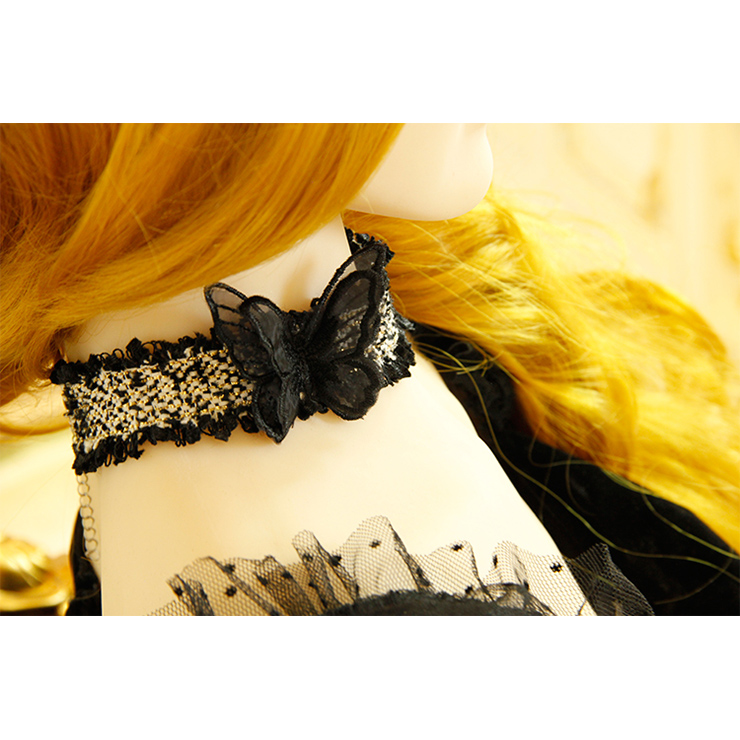Vintage Style Necklace, New Gothic Necklace, Gem Necklace, Lace Necklace, Cheap Punk Chocker, Victorian Necklace, #J19189