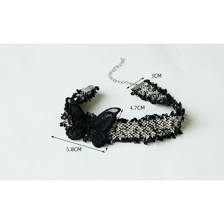 Vintage Style Necklace, New Gothic Necklace, Gem Necklace, Lace Necklace, Cheap Punk Chocker, Victorian Necklace, #J19189