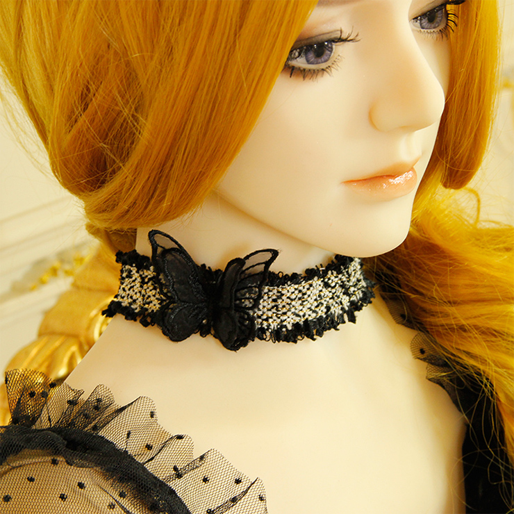 Vintage Style Necklace, New Gothic Necklace, Gem Necklace, Lace Necklace, Cheap Punk Chocker, Victorian Necklace, #J19189
