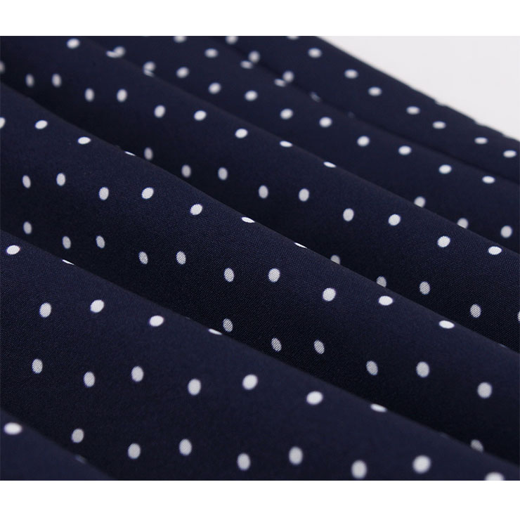 French Maiden Dresses, Polka Dots Summer Swing Dress, Retro Dresses for Women 1960, Vintage Dresses 1950