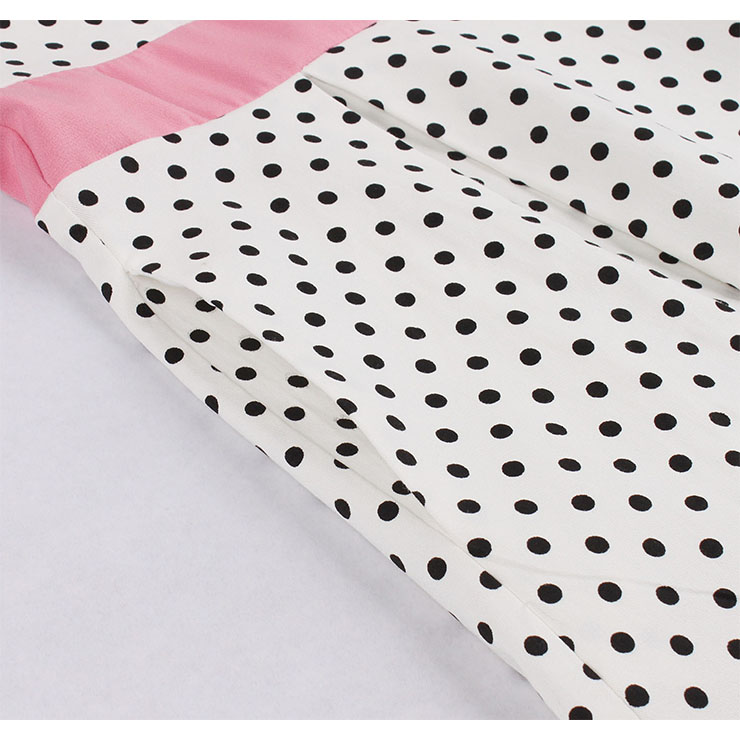 Cute Polka Dots Swing Dress, Retro Dresses for Women 1960, Vintage Dresses 1950