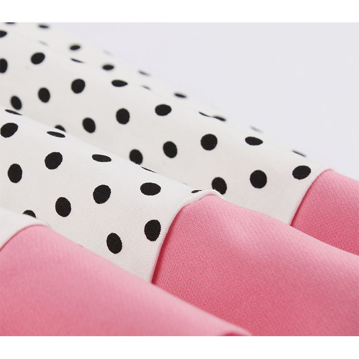 Cute Polka Dots Swing Dress, Retro Dresses for Women 1960, Vintage Dresses 1950