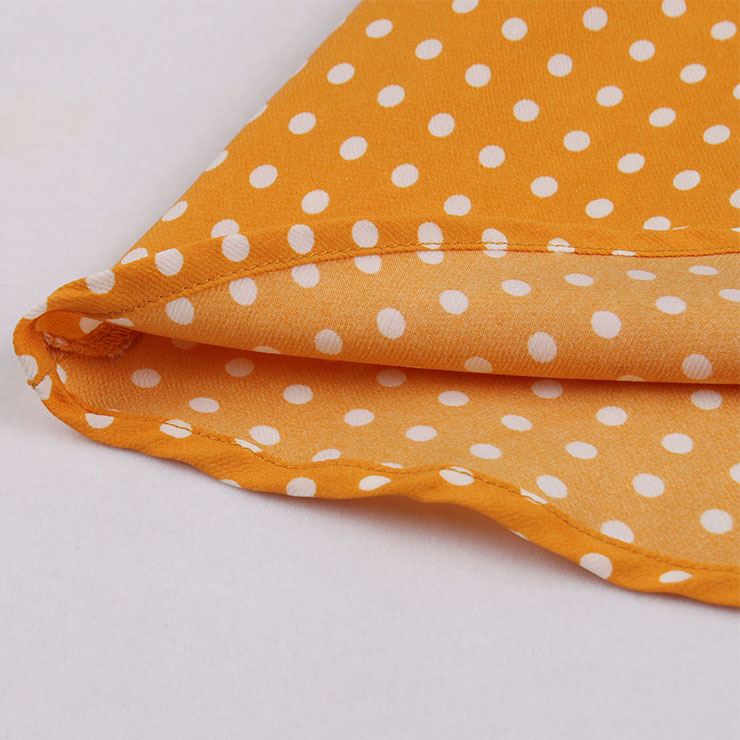 French Maiden Dresses, Polka Dots Summer Swing Dress, Retro Dresses for Women 1960, Vintage Dresses 1950