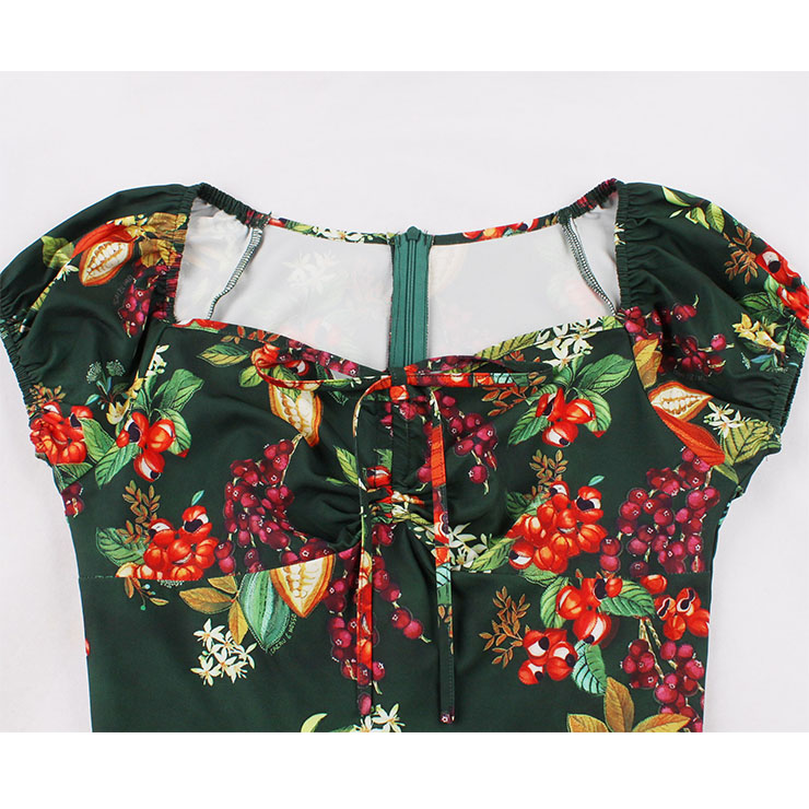 French Maiden Dresses, Cute Summer Swing Dress, Retro Dresses for Women 1960, Vintage Dresses 1950