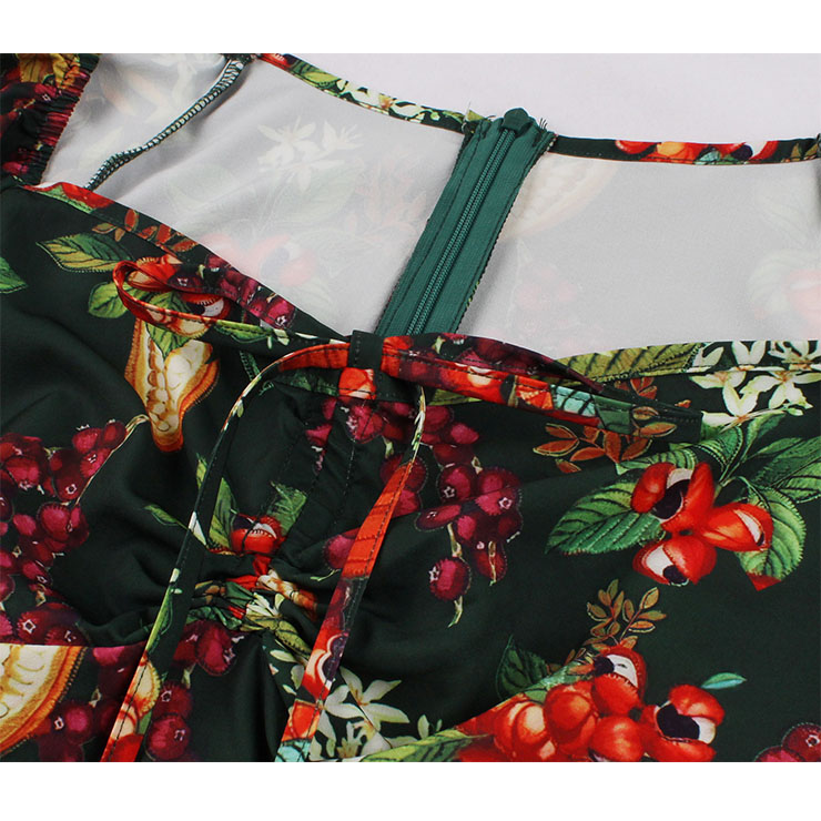 French Maiden Dresses, Cute Summer Swing Dress, Retro Dresses for Women 1960, Vintage Dresses 1950