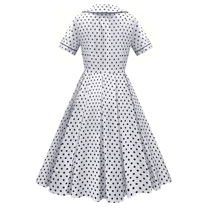 Vintage Lovely Dresses, Print Summer Swing Dress, Retro Dresses for Women 1960, Vintage Dresses 1950