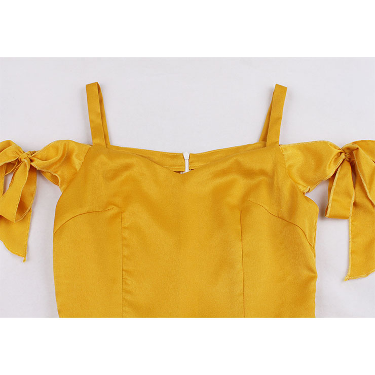 Cute Summertime Printed A-line Swing Dress, Retro Dresses for Women 1960, Vintage Dresses 1950