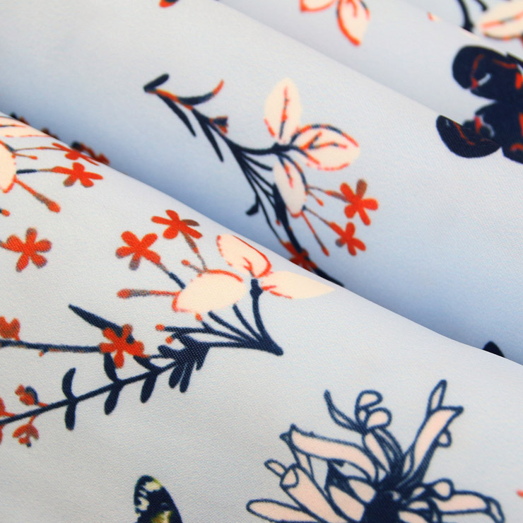 Vintage Dresses for Mother and Daughter, Floral Print Family Matching Dress, Sleeveless Round Collar Printed Dress, Back Zipper Family Matching Dress, Retro Dresses for Mother and Daughter, A-Line Mother and Daughter Family Matching Dress, #N15482