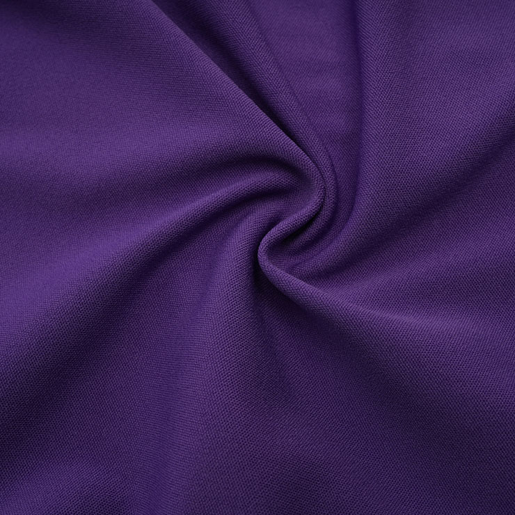 Gothic Party Purple High-low Skirt, High Wiat Button Skirt for Women, Gothic Cosplay High-low Skirt, Halloween Costume Skirt, Plus Size Skirt, Vintage Gothic Pirate Costume, #N22768