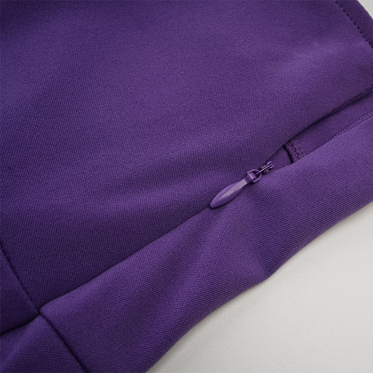 Gothic Party Purple High-low Skirt, High Wiat Button Skirt for Women, Gothic Cosplay High-low Skirt, Halloween Costume Skirt, Plus Size Skirt, Vintage Gothic Pirate Costume, #N22768