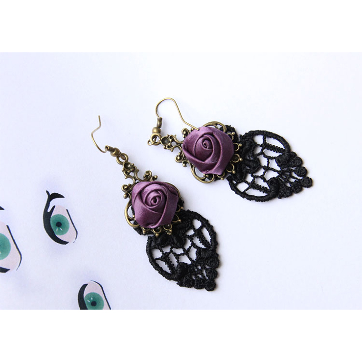 Retro Alloy Earrings, Gothic Style Earrings, Fashion  Earrings for Women, Vintage Tassels Earrings, Casual Earrings, Vicorian Gothic Earrings, Fashion Tassels Earrings, #J18401