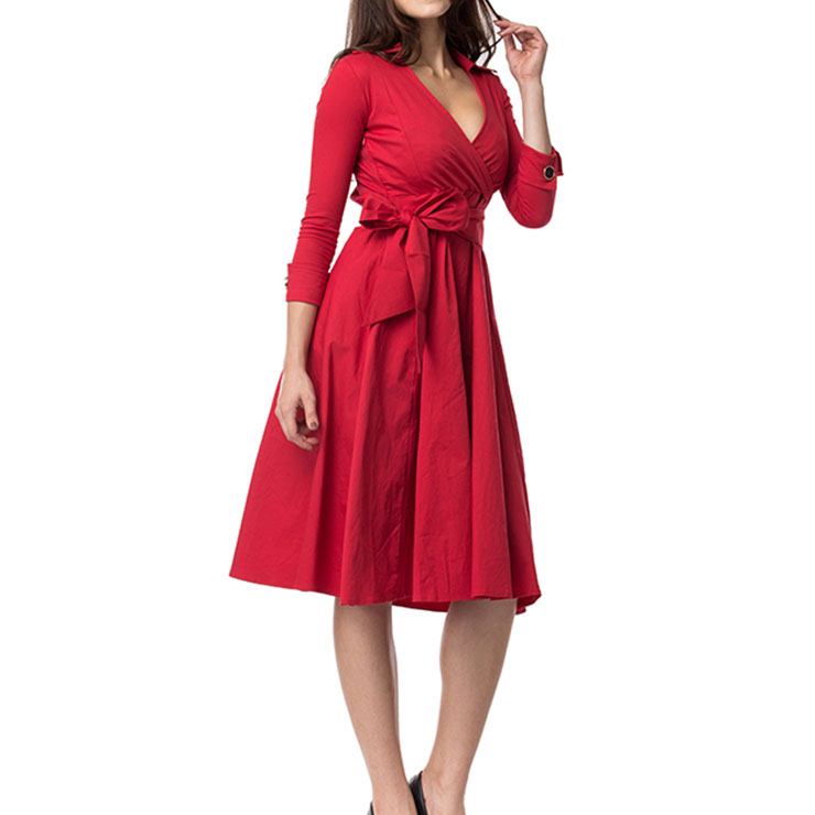 Retro Dresses for Women 1960, Vintage Cocktail Party Dress, Fashion Casual Office Lady Dress, Retro Party Dresses for Women 1960, Vintage Dresses 1950
