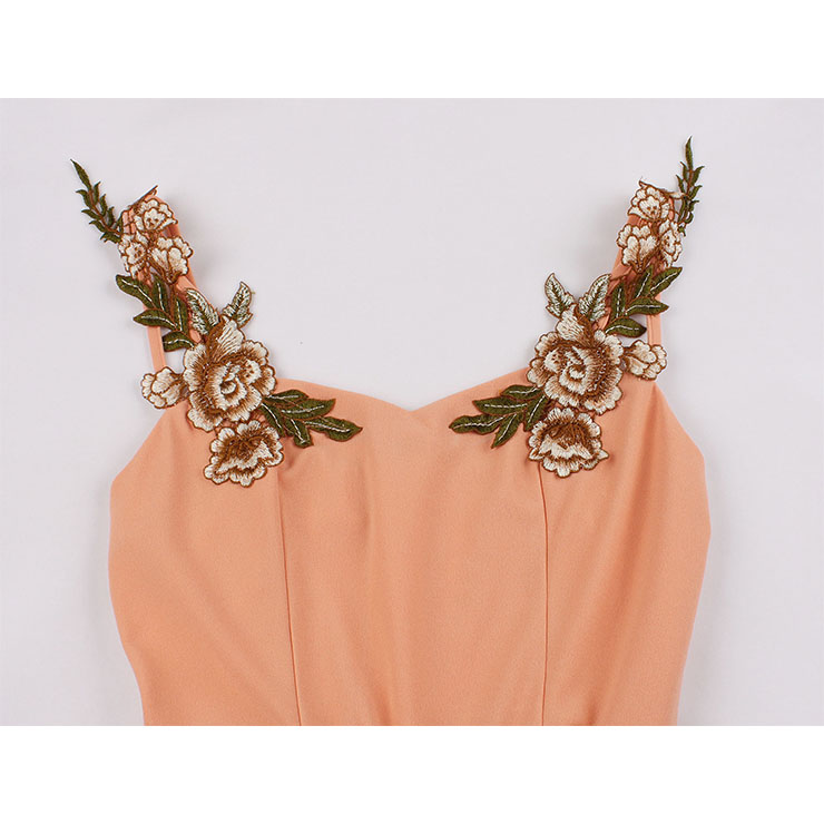 Cute Summer Swing Dress, Retro Embroidery Dresses for Women 1960, Vintage Dresses 1950