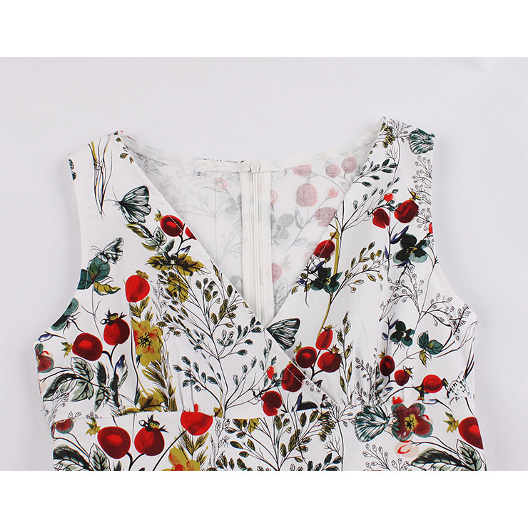 Cute Summer Swing Dress, Retro Dresses for Women 1960, Vintage Dresses 1950