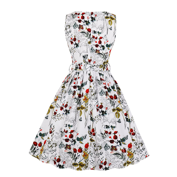 Cute Summer Swing Dress, Retro Dresses for Women 1960, Vintage Dresses 1950