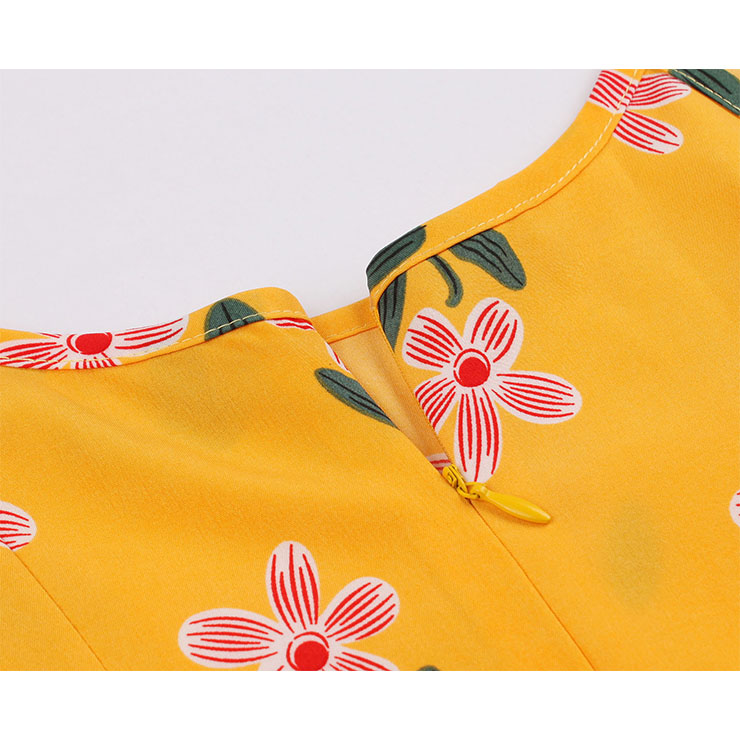 Cute Summer Swing Dress, Retro Dresses for Women 1960, Vintage Dresses 1950