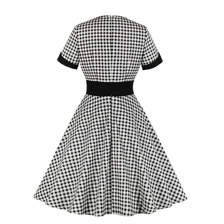 Cute Summer Swing Dress, Retro Party Dresses for Women 1960, Vintage Party Dresses 1950