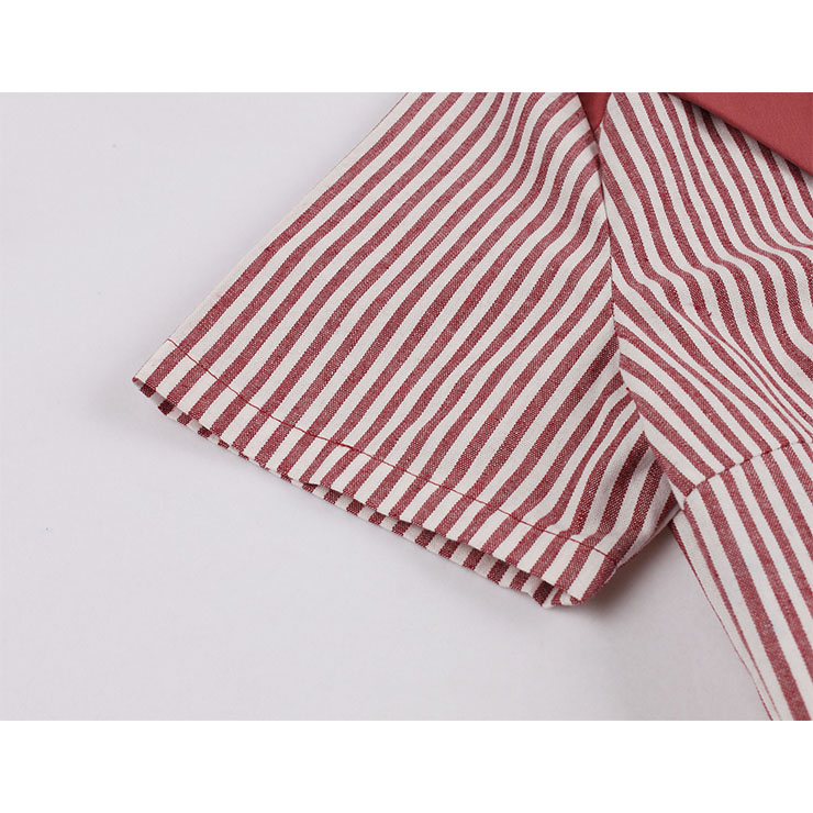 Cute Summer Swing Dress, Retro Pinstripe Dresses for Women 1960, Vintage Dresses 1950