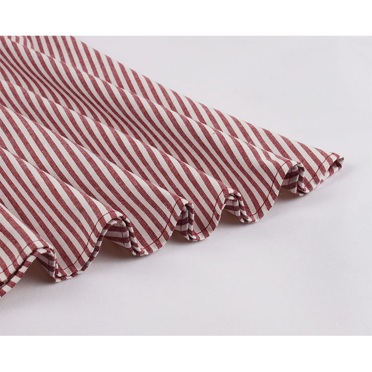 Cute Summer Swing Dress, Retro Pinstripe Dresses for Women 1960, Vintage Dresses 1950