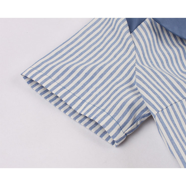 Cute Summer Swing Dress, Retro Pinstripe Dresses for Women 1960, Vintage Dresses 1950