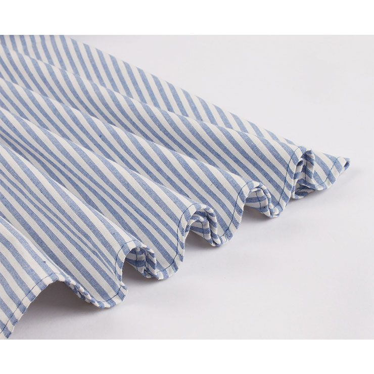 Cute Summer Swing Dress, Retro Pinstripe Dresses for Women 1960, Vintage Dresses 1950