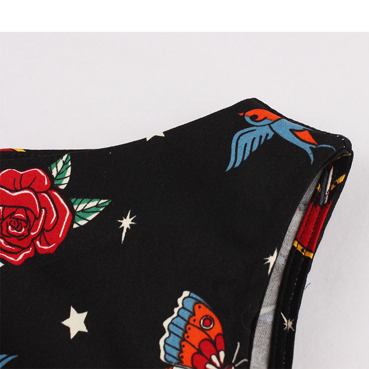 Cute Summer Swing Dress, Retro Dresses for Women 1960, Vintage Dresses 1950