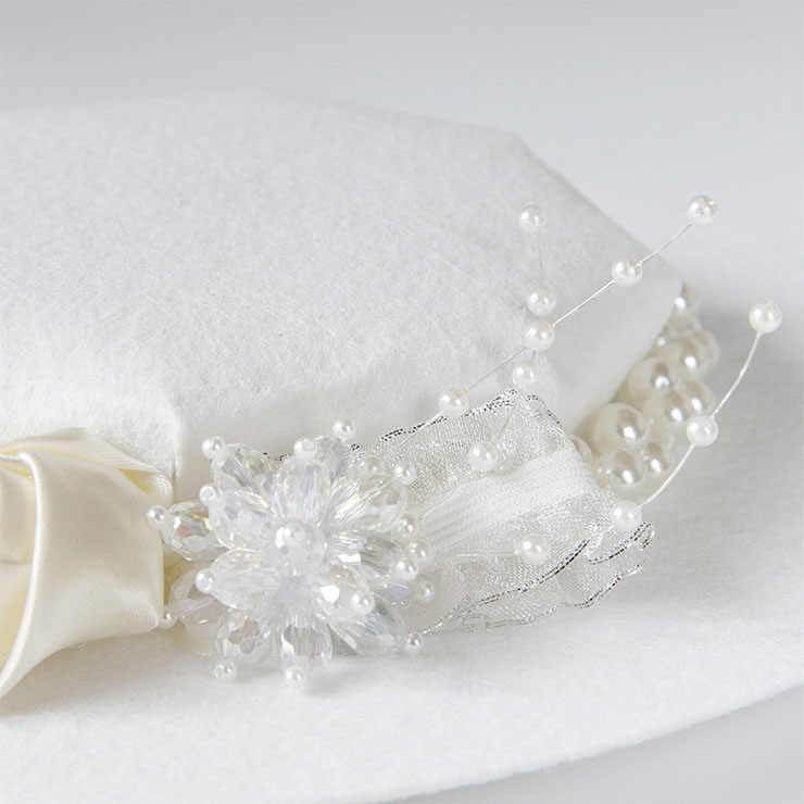 Bridal Wedding Party Headwear, Retro Fancy Fascinator Bowler-hat Hair Clip, Party Hairpin, Fashion Ball Hair Accessory, Fancy Victorian Style Fascinator Hair Clip, Vintage Fishnet Fascinator Hairpin for Women, Gothic Style Hair Clip, Halloween Party Hairclip, #J21679