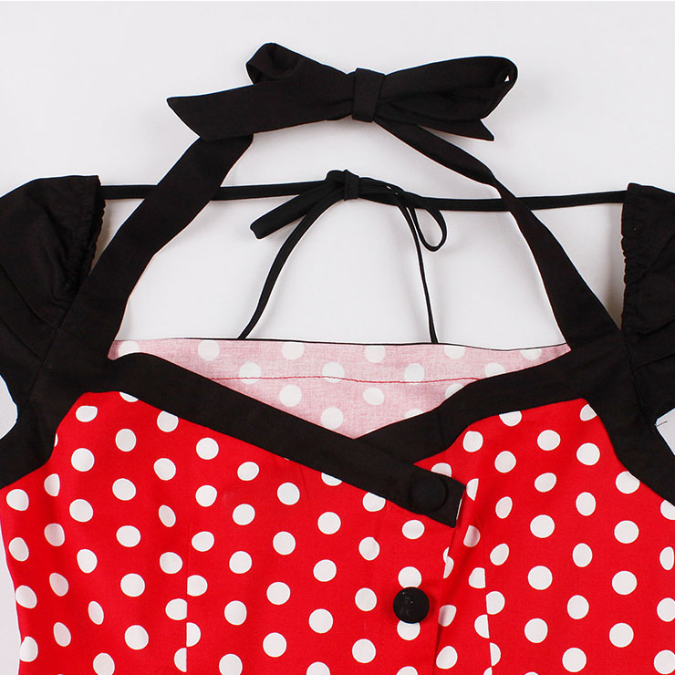 French Maiden Dresses, Cute Summer Swing Dress, Retro Dresses for Women 1960, Vintage Dresses 1950