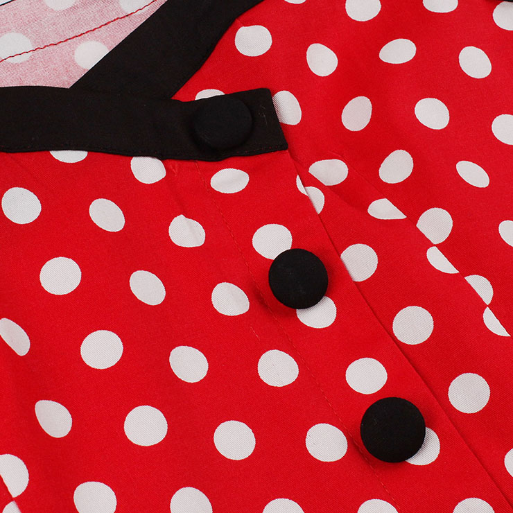 French Maiden Dresses, Cute Summer Swing Dress, Retro Dresses for Women 1960, Vintage Dresses 1950