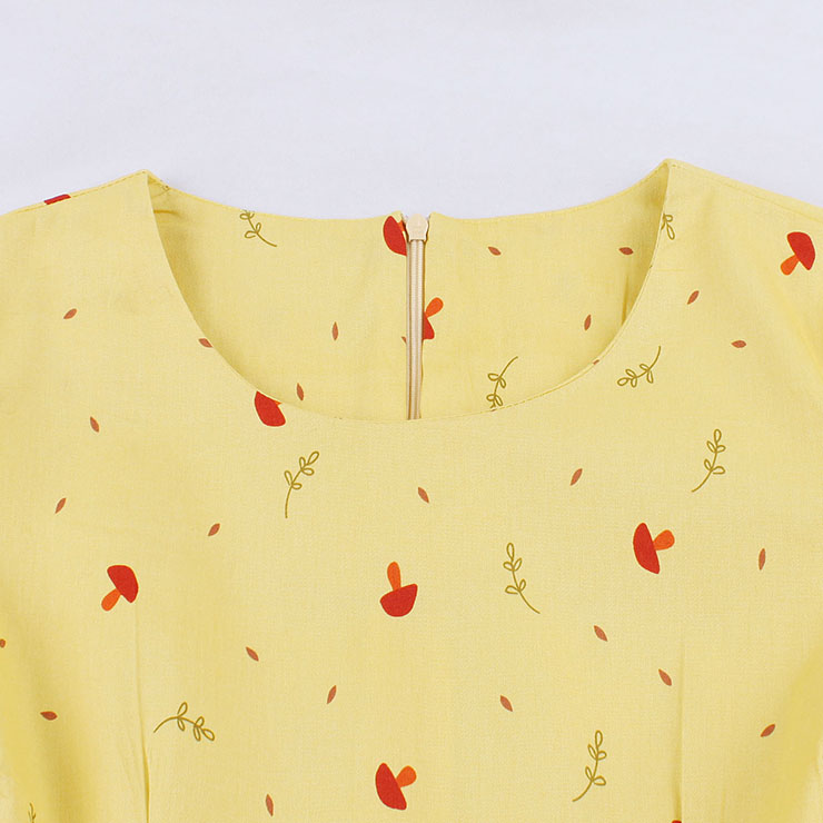  Vintage Dress for Women, Fashion Dresses for Women Cocktail Party, Casual Swing Dress, Half Sleeve Swing Dress, 50s Vintage Dresses, Christmas Party Dress#N15030