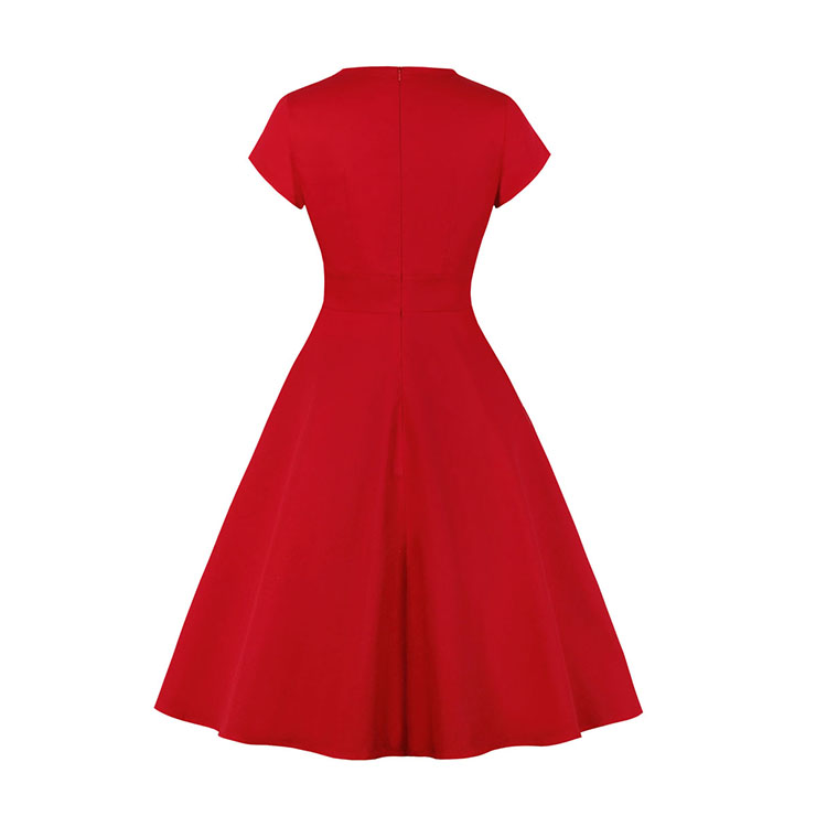 Vintage Tea Party Dress, Vintage Cocktail Party Dress, Fashion Casual Office Lady Dress, Sexy Party Dress, Retro Party Dresses for Women 1960, Vintage Dresses 1950