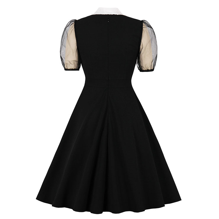 Retro Dresses for Women 1960, Vintage Cocktail Party Dress, Fashion Casual Office Lady Dress, Retro Party Dresses for Women 1960, Vintage Dresses 1950