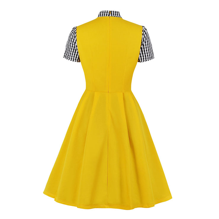 Sexy Tie Collar Party Club Dress, Vintage Cocktail Party Dress, Fashion Casual Office Lady Dress, Sexy Party Dress, Retro Party Dresses for Women 1960, Vintage Dresses 1950