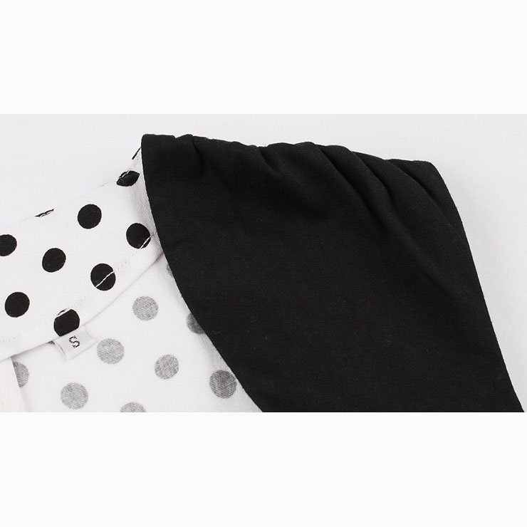 Sleeveless Dress, Sweetheart Neckline Dress, Plus Size Dress, Vintage Dress for Women, Midi Dress, Dot Print Dress, Elegant Dresses for Women, Back Zipper Dress, #N15505