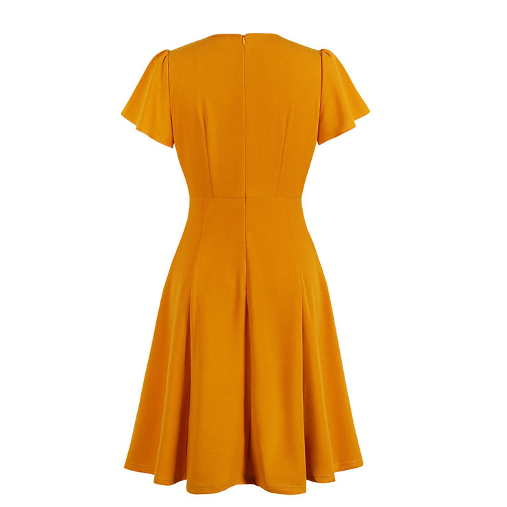 French Maiden Dresses, Cute Summer Swing Dress, Retro Dresses for Women 1960, Vintage Dresses 1950