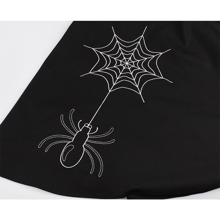 Cute Summer Swing Dress, Retro Spider Embroidery Dresses for Women 1960, Vintage Dresses 1950
