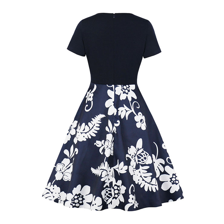 Fashion Casual Swing Dress, Sexy Party Dress, Dresses for Women 1960, Vintage Dresses 1950