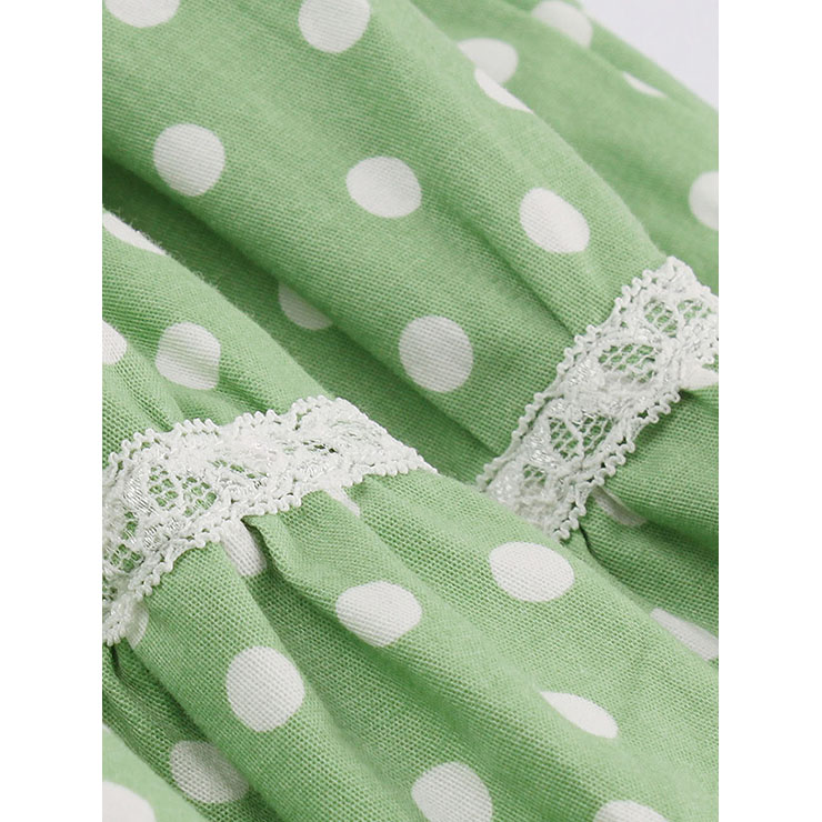 Summer Maxi Dresses for Women, Green Long Swing Dress, Casual Party Dress, Casual Dress for Women, Vintage Dress for Women, #N14228