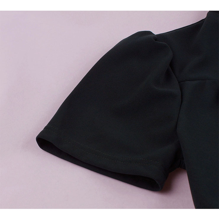 Vintage Stand Collar Dress, Fashion Casual Office Lady Dress, Sexy Party Dress, Retro Party Dresses for Women 1960, Vintage Dresses 1950